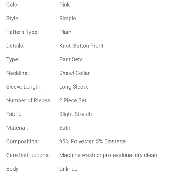 Shawl Collar night set pyjamas - Picture 6 of 6